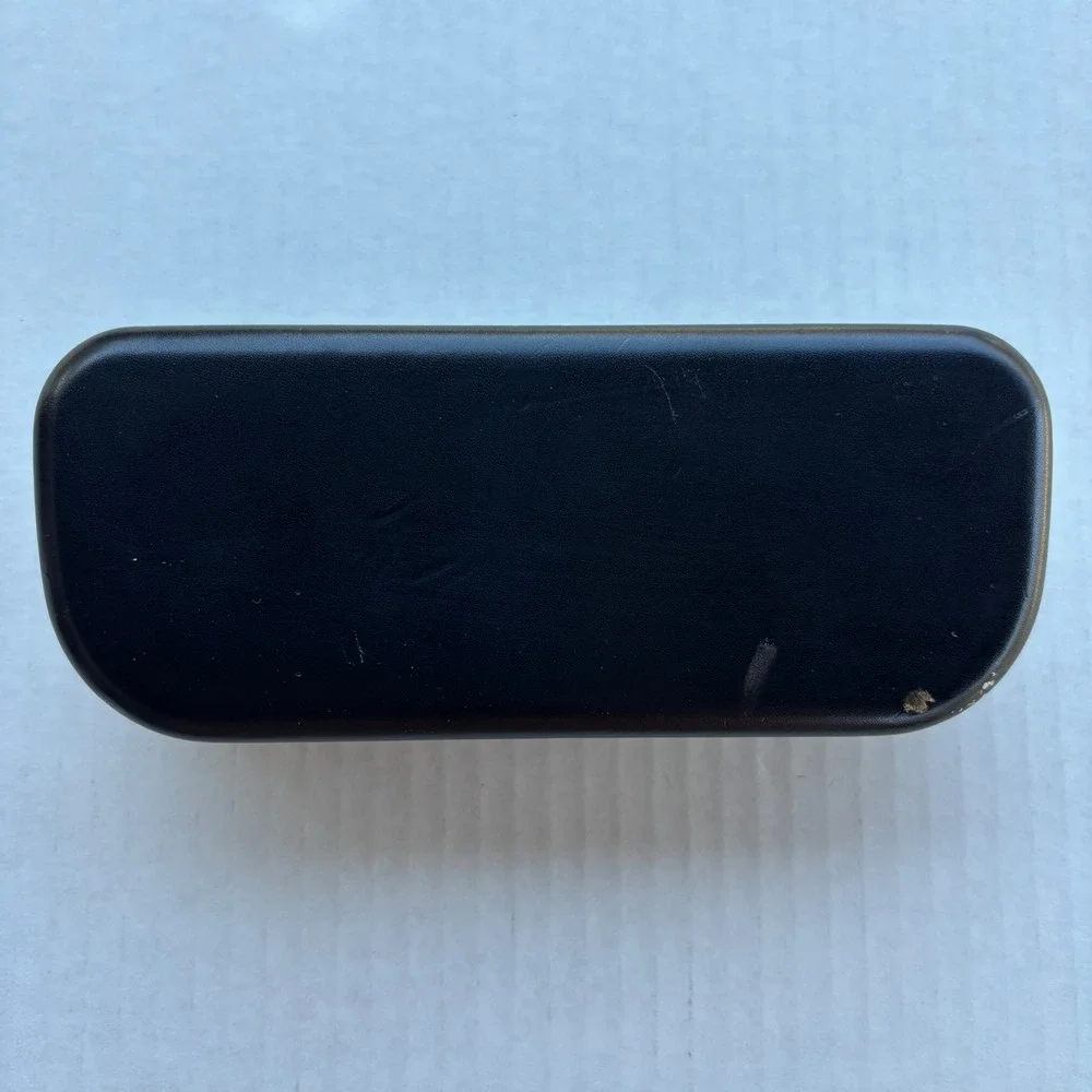 Coach Eyewear Case Unisex OS Black Hard Clamshell‎ Logo Sunglasses Protector